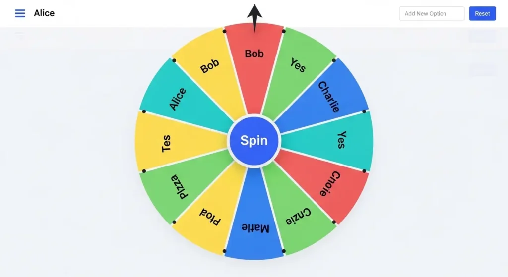 Online Spin Wheel Tool for Random Names and Decisions
