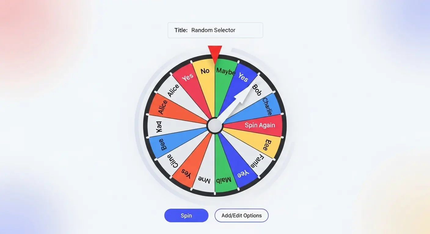 Online Spin Wheel Tool for Random Names and Decisions