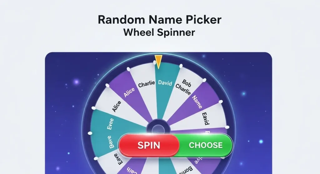 Random Name Picker Wheel Spinner – Spin and Choose Instantly
