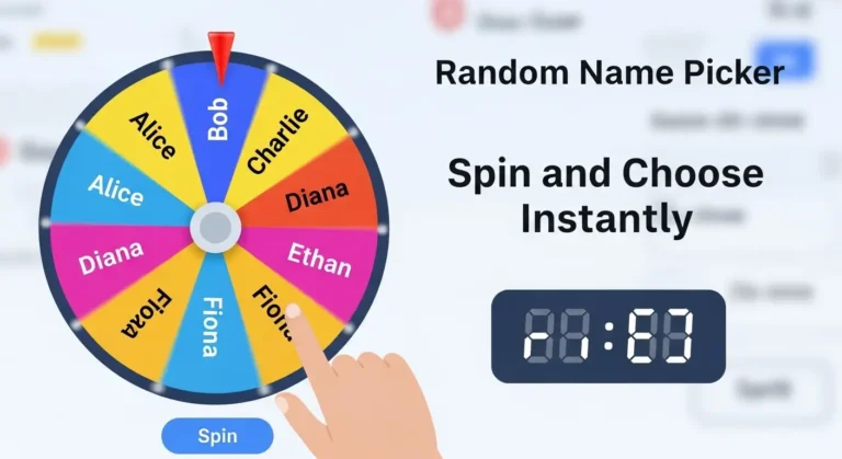 Random Name Picker Wheel Spinner – Spin and Choose Instantly