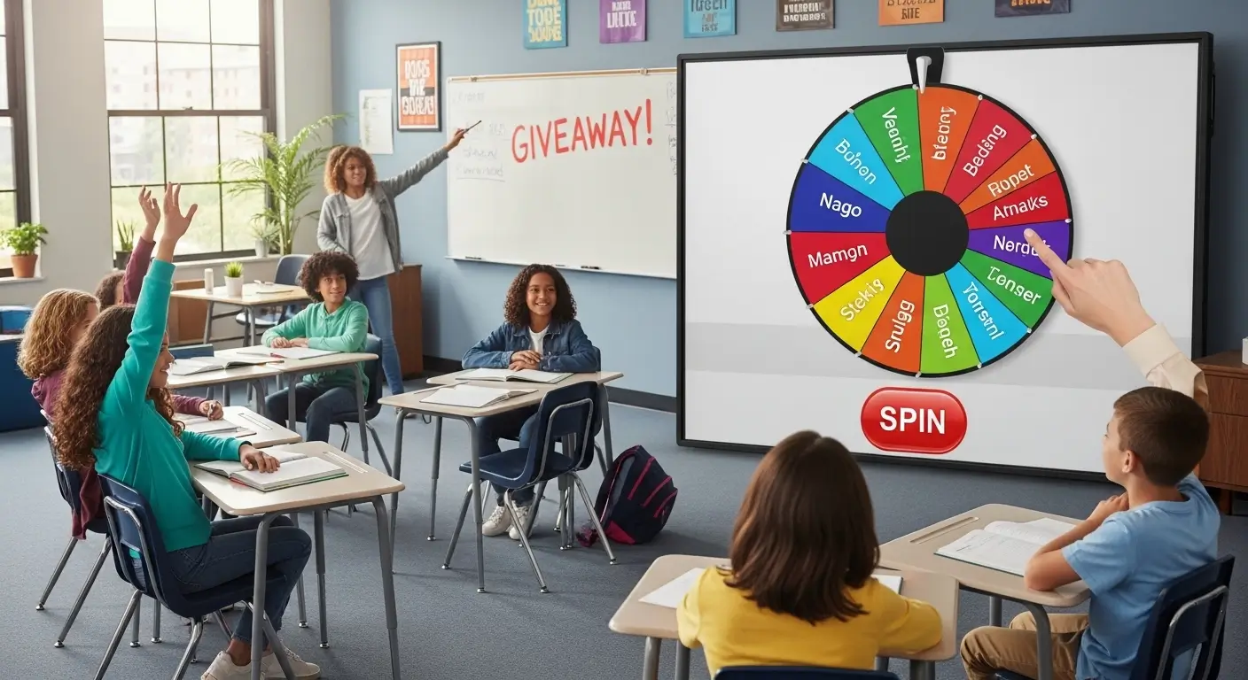 Free Random Name Spinner for Classrooms